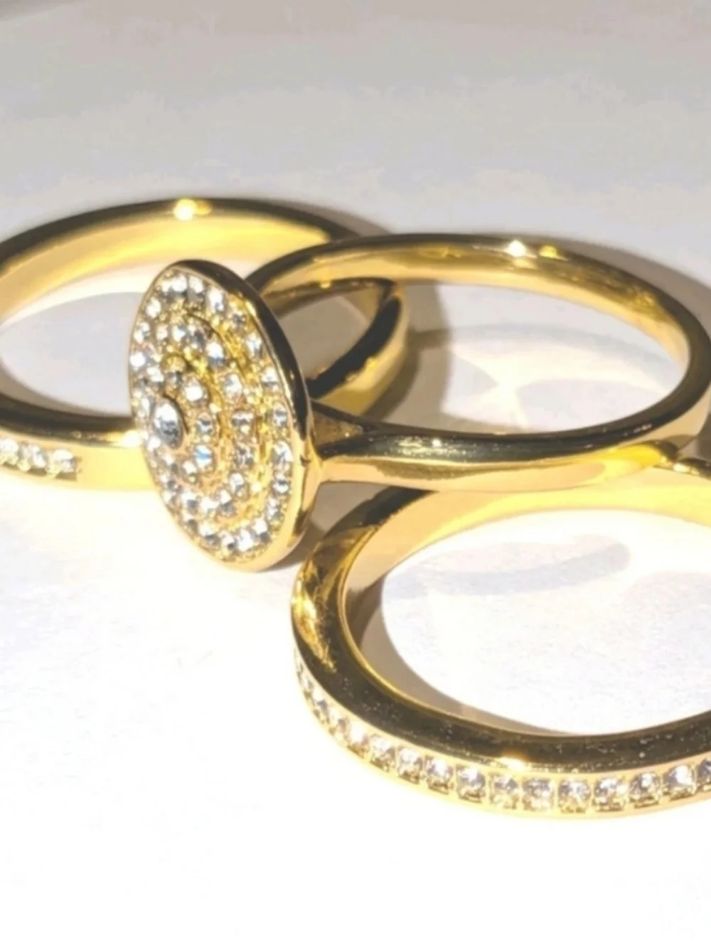 Womens 5ct Round Cut Lab Created Diamond Three Piece Wedding Ring Set Sz 10